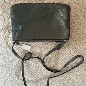 Coach Green Leather Crossbody Bag